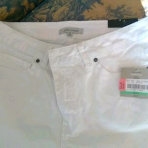 John Mark Jean, ankle length, frayed hem, 8